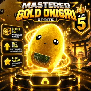 Mastered Gold Onigiri Sprite - New (Available)