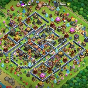 Clash of Clans Level 238, TH18! - with 2.8 gems, 8 skins and 5 builders 