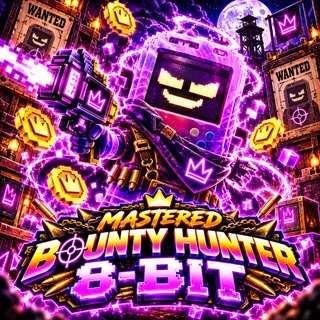 Mastered Bounty Hunter 8-Bit Sprite Fortnite - New!