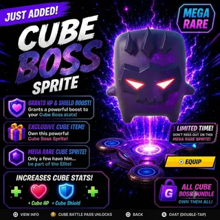 Mastered Cube Boss Sprite Fortnite - NEW (Mega Rare Sprite)