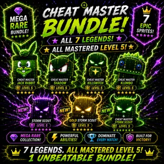 All New Mastered Sprites Fortnite Bundle - 7 New Sprites!