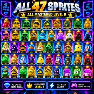 ALL 47 SPRITES Fortnite — MASTERED LEVEL 5 Sprites!