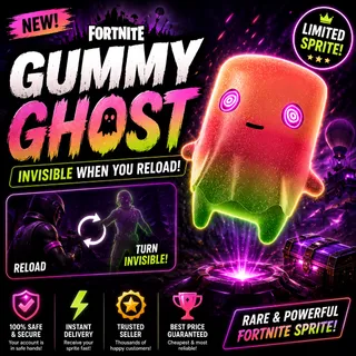 Gummy Ghost Sprite Fortnite (Rare)