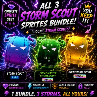 All Storm Scout Sprites - You Keep all!
