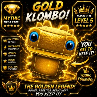 Mastered Gold Klombo Sprite - You keep it!