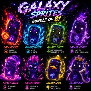 Galaxy Sprites Bundle Fortnite (No Zero&Demon)