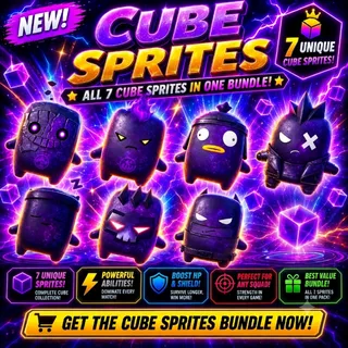 7 Cube Sprite Bundle - Included all 7 Cube Sprites * NO Grim *