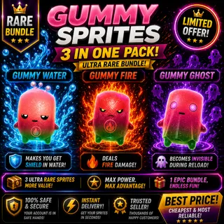 Custom 3 in one Gummy Sprite Bundle