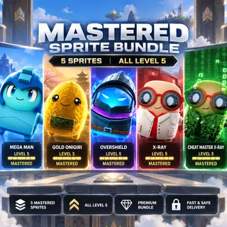 Pick any 5 Sprites - ALL Mastered level 5!
