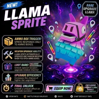 Llama Sprite Fortnite - Base Llama (NEW) - Rare