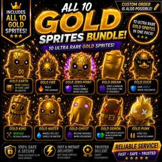 All Gold Sprites + Gold Zero Point Bundle