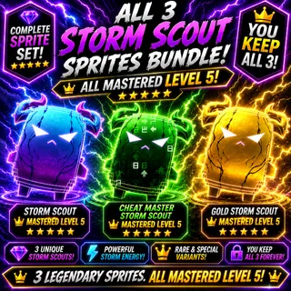 Mastered All Storm Scout Fortnite BUNDLE – All Level 5!
