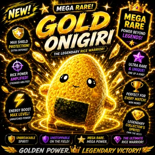 Gold Onigiri Sprite - New (Available)