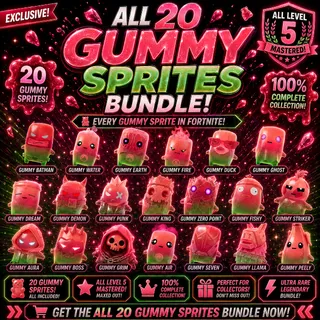 All Gummy Sprites - Mastered 20 Gummy Sprites Bundle