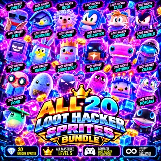 Mastered All Loot Hacker Sprites Bundle - Level 5!