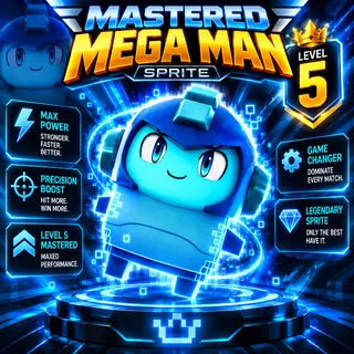 Mastered Mega Man Sprite - New (Available)