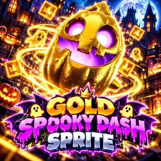 Gold Spooky Dash Sprite - New