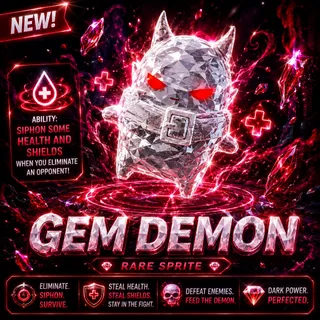 Gem Demon Sprite - Rare Sprite (NEW)