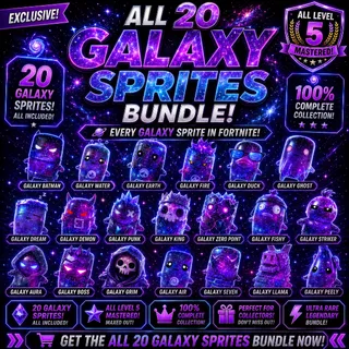 All Galaxy Sprites - Mastered 20 Galaxy Sprites Bundle