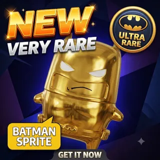 Gold Batman Sprite Fortnite - Mega Rare