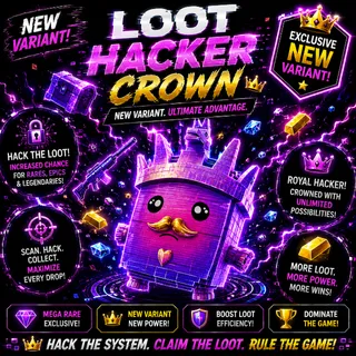 Loot Hacker Crown Sprite - New