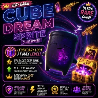 Cube Dream Sprite Fortnite - NEW (Rare)