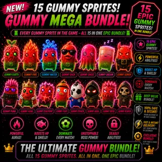 Mastered - All 15 Gummy Sprites (includes New Sprites + Gummy Zero)