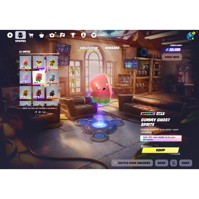 Gummy Ghost Sprite Fortnite (Rare) - Fortnite Game Item - Gameflip