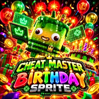 Cheat Master Birthday Sprite - New