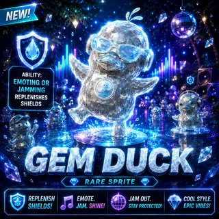 Gem Duck Sprite - Rare Sprite (NEW)