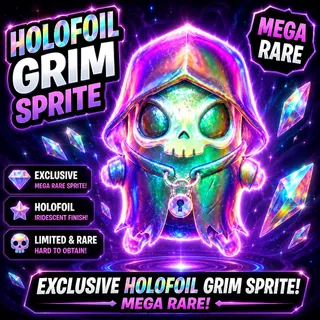 Mastered Holofoil Grim Reaper Sprite - Ultra Rare Mythic Sprite 