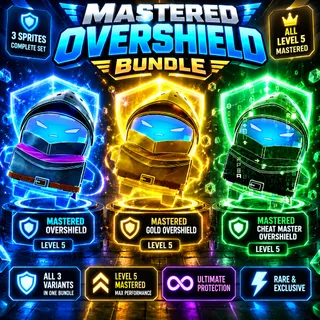 Mastered Overshield Sprites Bundle - New (level 5)