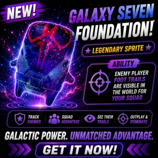 Galaxy Seven Foundation Sprite Fortnite - NEW