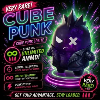 Cube Punk Sprite Fortnite - NEW (Rare)