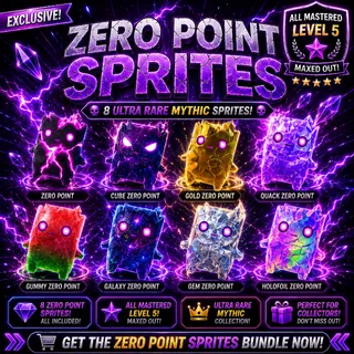 All Zero Points Sprites Bundle - Mastered level 5!