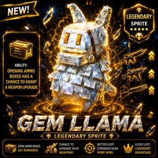 Mastered Gem Llama Sprite Fortnite - Mega Rare (NEW)