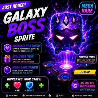 Galaxy Boss Sprite (Mega Rare - NEW)