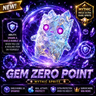 Gem Zero Point Sprite - Mega Rare Mythic Sprite (NEW)