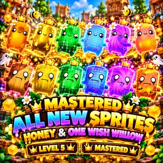 Mastered All Honey and One Wish Willow Bundle Sprites - All 12!