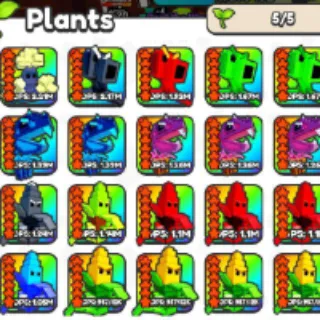 12x (Secret)6 ⭐ - MUTANT PLANT : BASE DEFENSE