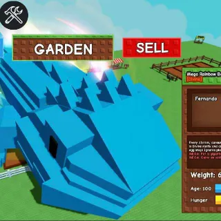 RAINBOW HATCH BEARDED DRAGON 60KG - GROW A GARDEN