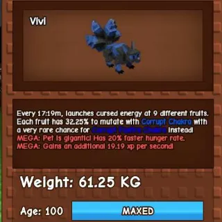 MEGA CORRUPTED KITSUNE 60KG - GROW A GARDEN
