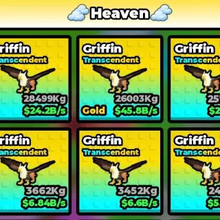 5x GRIFFIN (TRANSCENDENT) JUMP TO STEAL AN EGG   (REQUIRED REACH HEAVEN AREA)