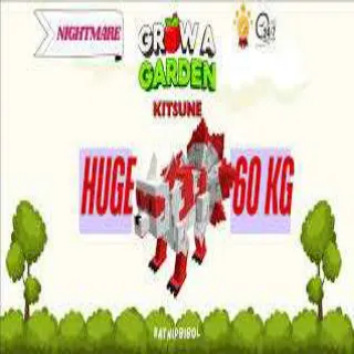 3X RED KITSUNE 60KG - GROW A GARDEN