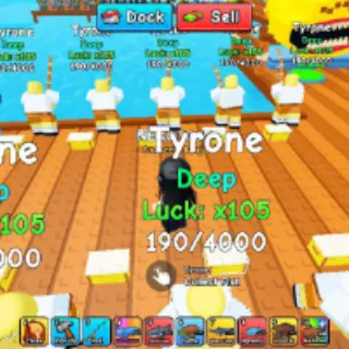 10x Tyrone  (DEEP)   (LIMITED STOCK)                    ROLL A FISHERMAN