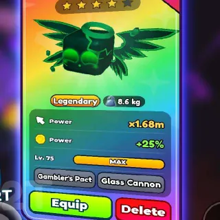 10x RAINBOW VOLCANIC ANGEL (1.5-2M BASE POWER) TAP SIMULATOR REBORN