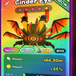 RAINBOW CINDER EYE (GHOST)        TAP SIMULATOR REBORN