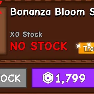 LIMITED BONANZA BLOOM SEED - GROW A GARDEN