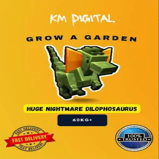 3X NIGHTMARE DILO 60KG - GROW A GARDEN