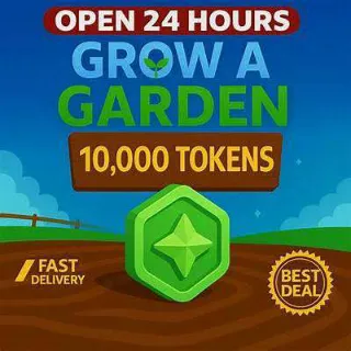 10,000 TOKEN =28.99USD (GROW A GARDEN)